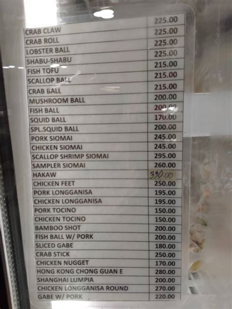 diao eng chay price list|DIAO ENG CHAY from Binondo Menu .